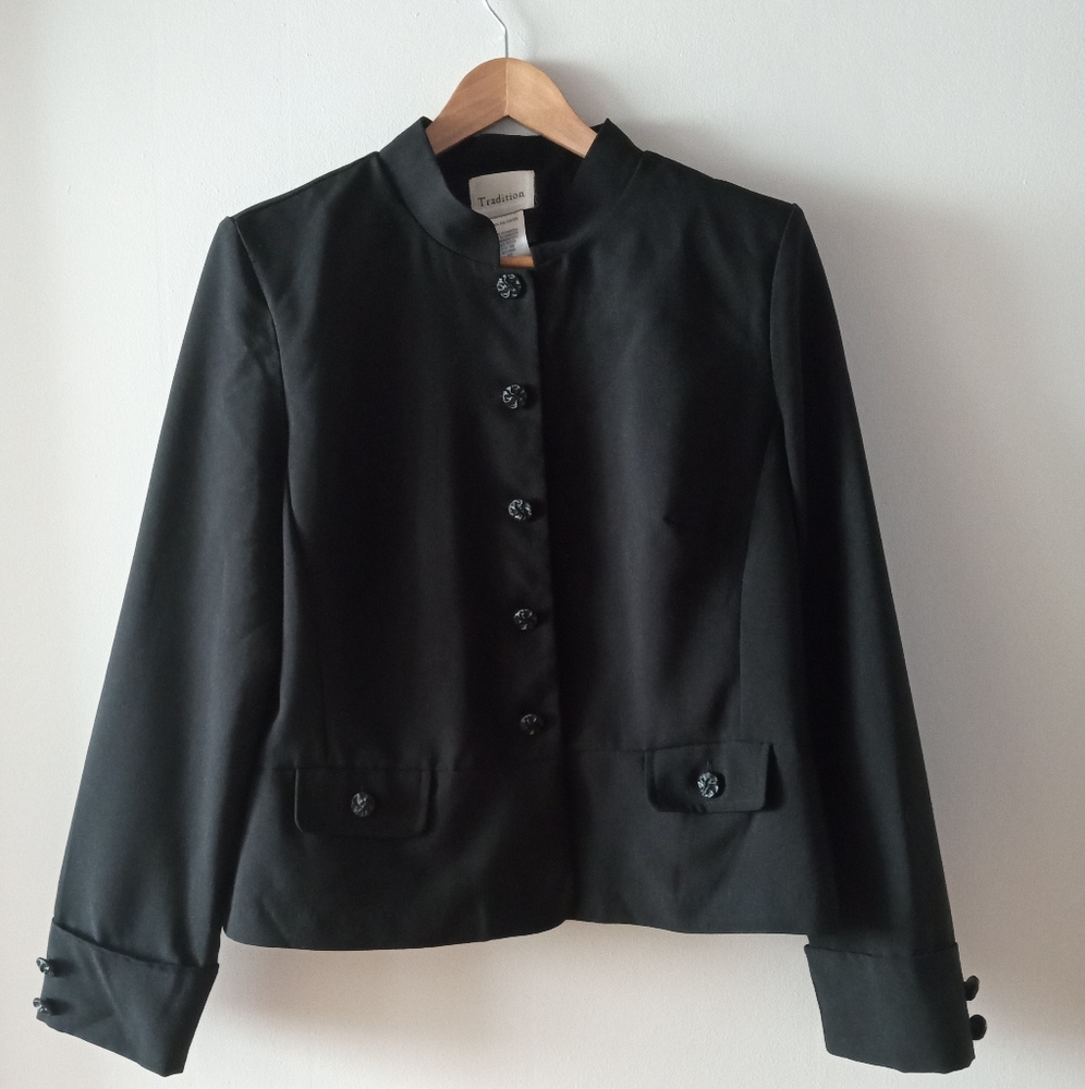 🖤 Blazer by TRADITION | Lightweight | Size 14 | Black